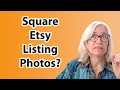 How to Edit Rectangular Photos To Be Square for Etsy. Etsy seller tutorials
