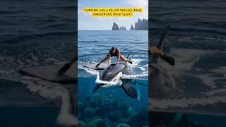 "SURFING with a KILLER WHALE! (Most DANGEROUS Water Sport)"