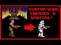 Doom dehacked tutorial custom weapons enemies sprites in all ports whacked 4