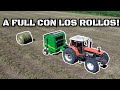 Haciendo 160 rolos de 16 hectareas con el same motor deutz y la john deere