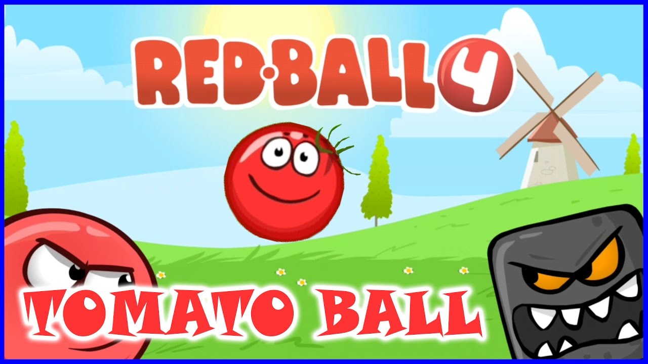 TOMATO BALL plays Red Ball 4 complete game from start to finish 