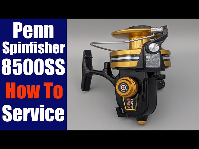 Penn Spinfisher 8500SS Fishing Reel - How to take apart, service
