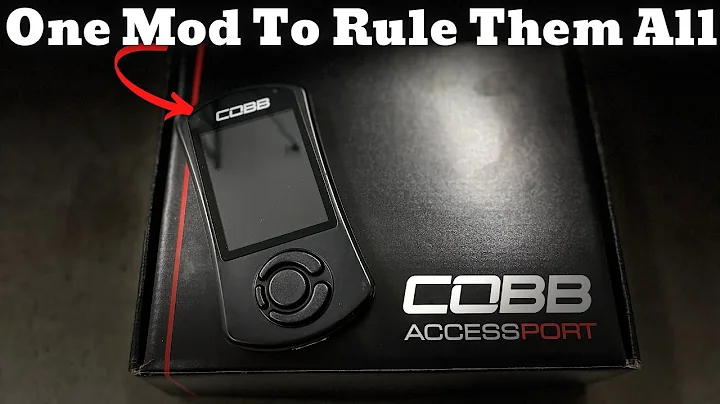 Let The Mods Begin WRX STI Cobb Accessport Stage 1 Install!