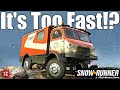 SnowRunner: THE NEW DLC TATRA 850 Is TOO FAST!?