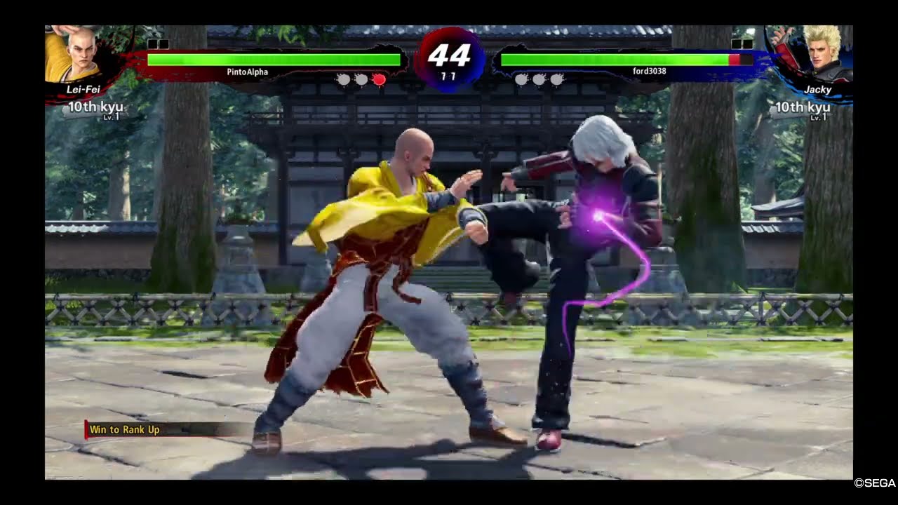 Virtua Fighter 5 Ultimate Showdown: PintoAlpha(Lei-Fei) Vs ford3038(Jacky) Ranked Match