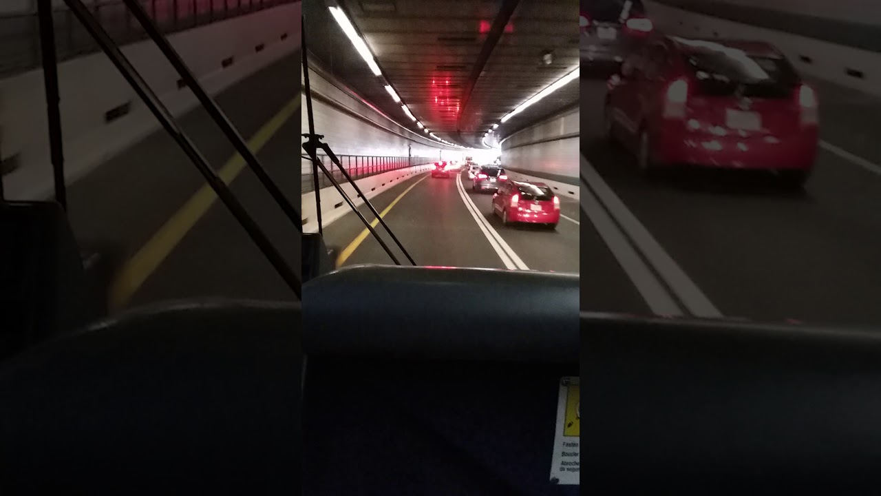 Boston tunnels leaving Logan Airport YouTube