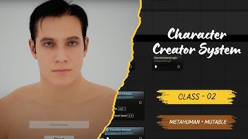 02 - Unreal Engine - Character Creation System (EngDub) - Mutable + Metahuman Setup