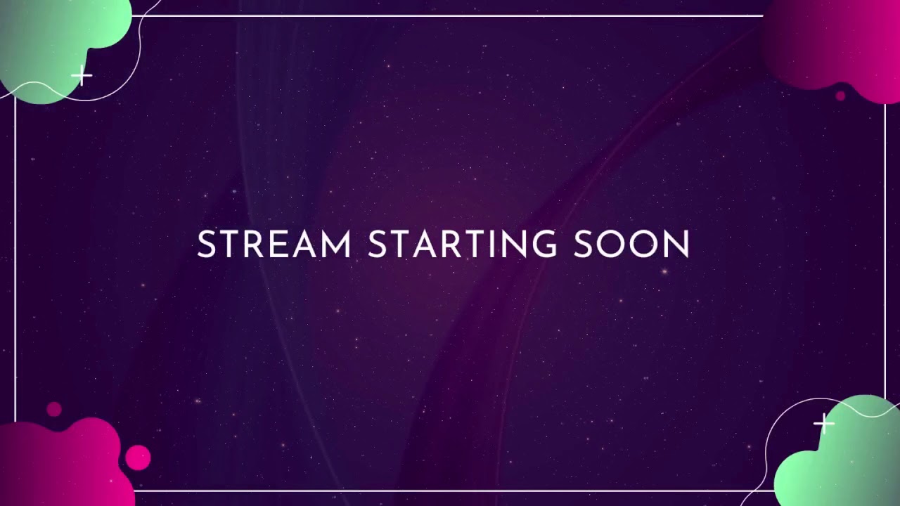 Free Stream Starting Soon Template For Live Streaming Twitch