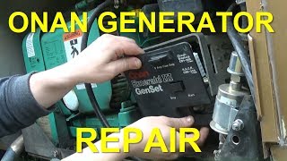 Onan Generator Repair | Replacing Control Board & Voltage regulator