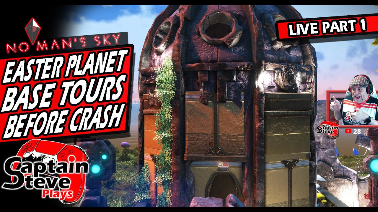 Easter Base Tours - Random Purple Systems Adventure - No Man's Sky NMS Live
