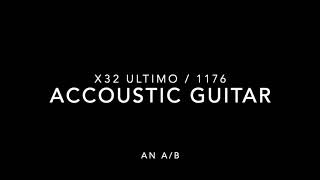 X32 Ultimo Compressor, on Acoustic guitar