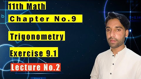 @Math With Sir Tahir Trigonometry,chapter 9, Exercise 9.1, 1st year Math, Radian & Degree