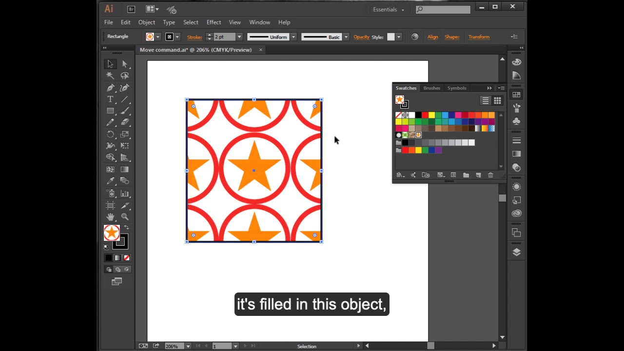Create A Pattern In Illustrator Cc YouTube