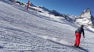 Skiing at Zermat - Carel