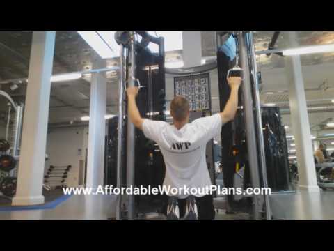Kneeling Lat Pull Down (back exercise)