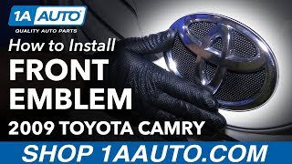 Athlete Statistics How to Replace Front Emblem Badge Nameplate 06-11 Toyota Camry