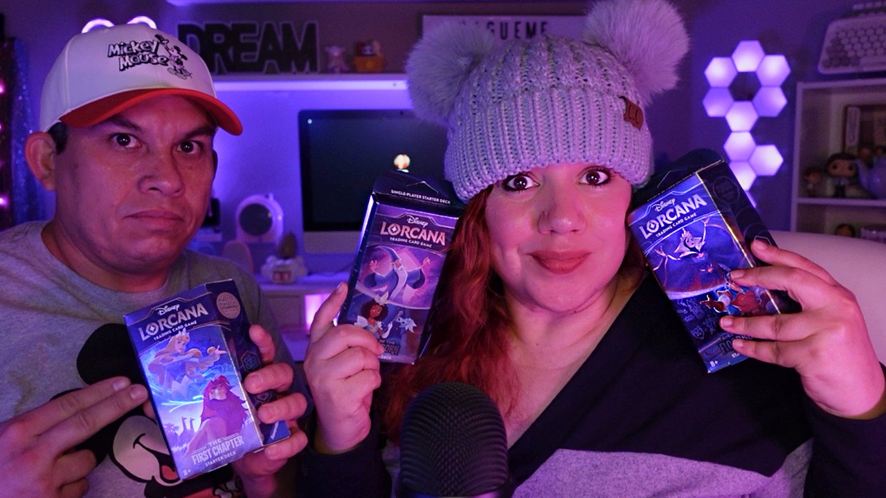 ASMR Español ❤️️ Abriendo Cartas de Disney LORCANA con mi ESPOSO ❤️️