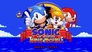 Sunset Park Zone Act 2 (Early/Beta Version) - Sonic Triple Trouble 16-Bit