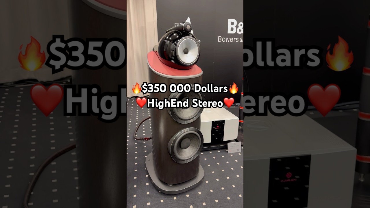 $350k Audiophile HiEnd Stereo 🔥$70k B&W Abbey Road Limited Edition HighEnd Speakers 