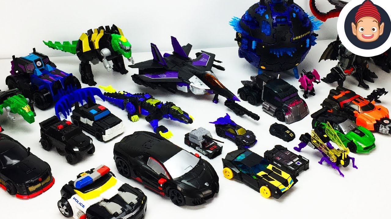 Black Color Transformers Nemesis Prime Bumblebee Truck Dinobot 25