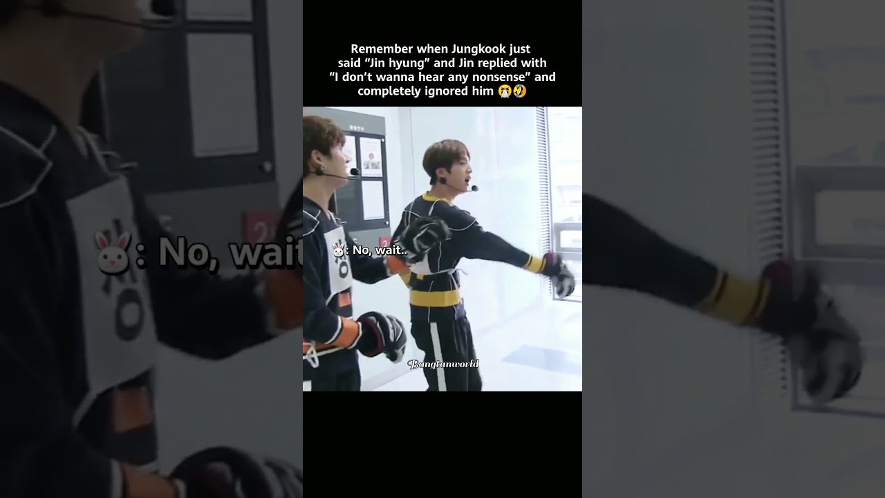 The way Jin ignored him 😭🤣...