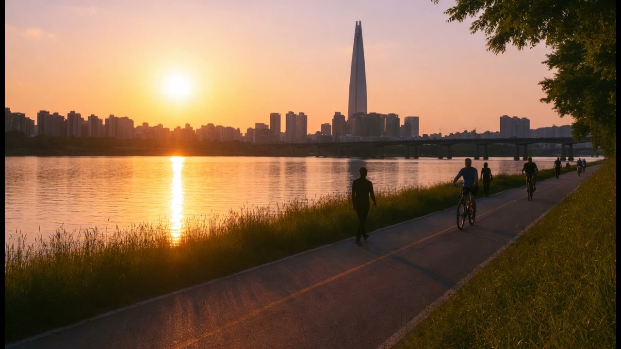 Golden Hour Walk 🌅 | Peaceful Sunset Lofi & Soft Ambient Music