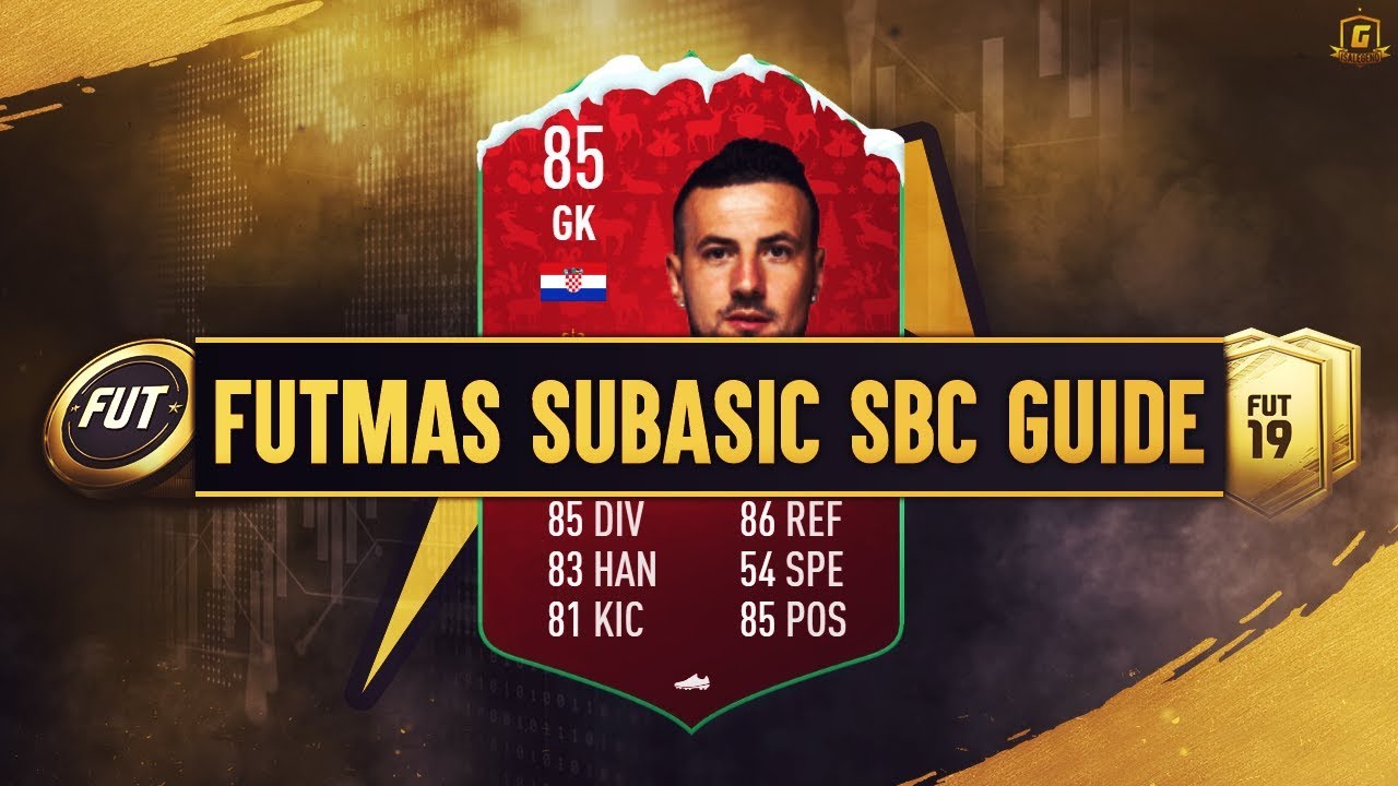FIFA 19 FUTmas Danijel Subasic SBC Guide - 85 Rated, 20k Spend