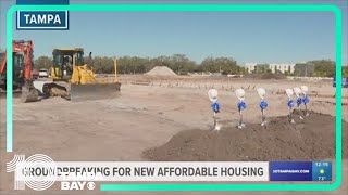 Developers break ground on affordable housing development in Tampa