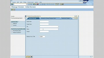 08.I2I - MM VIDEOS - Change Vendor Master Record