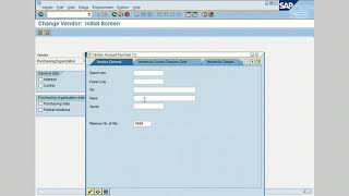 08.I2I - MM VIDEOS - Change Vendor Master Record screenshot 2
