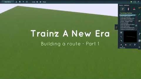 Trainz A New Era | Route Speedbuild | Part 1 |