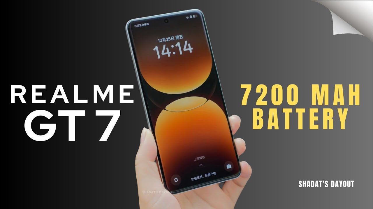 Realme GT 7 FIRST LOOK! 🔥 Dimensity 9400+, 7,200mAh Battery