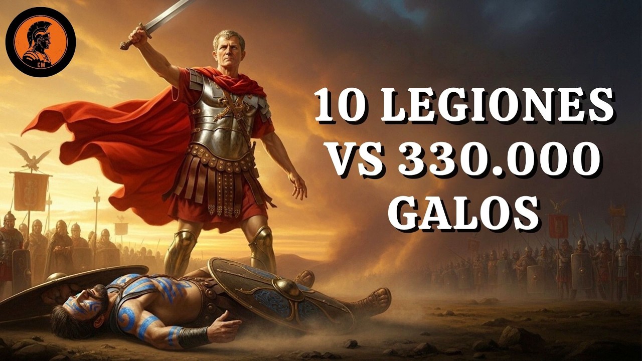 Las LEGIONES de César APLASTARON a los galos con esta ÚNICA estrategia (Reconstrucción de IA)