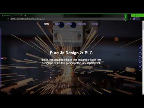 Pure Js Design - YouTube