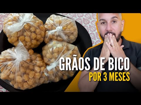 How to PREPARE CHICKPEAS for FREEZING and STORAGE