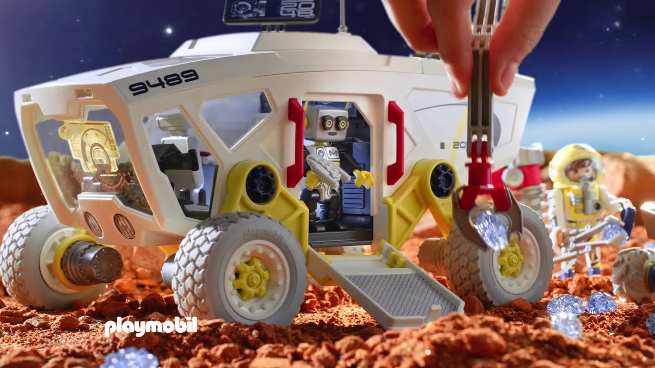 PLAYMOBIL 9488 Fusée Mars avec plateforme de lancement- Space- Mission sur  Mars espace : : Jeux et Jouets