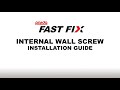 Pryda FastFix Internal Wall Screw Installation Guide