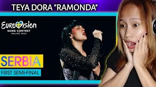 Teya Dora - Ramonda ( Live ) | Serbia 🇷🇸 ( First Semi-Final ) Eurovision 2024 | Reaction