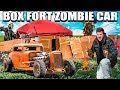 BOX FORT ZOMBIE CAR SURVIVAL CHALLENGE!!  📦🚗 The Walking Dead Box Fort!