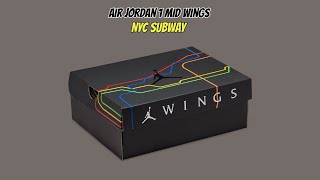 Air Jordan 1 Mid Wings NYC Subway