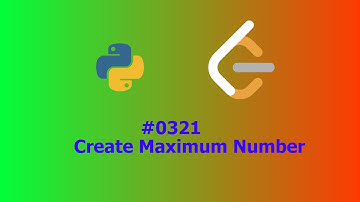 No Sound Leetcode 321: Create Maximum Number