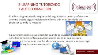 Modalidades de E-Learning