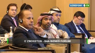 Poytaxtimizda O'zbekiston - BAA biznes forumi o'tkazildi