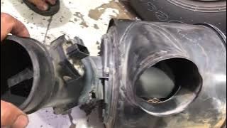 A bad mass air flow sensor can cause too much fuel // bumpy or jerky acceleration!