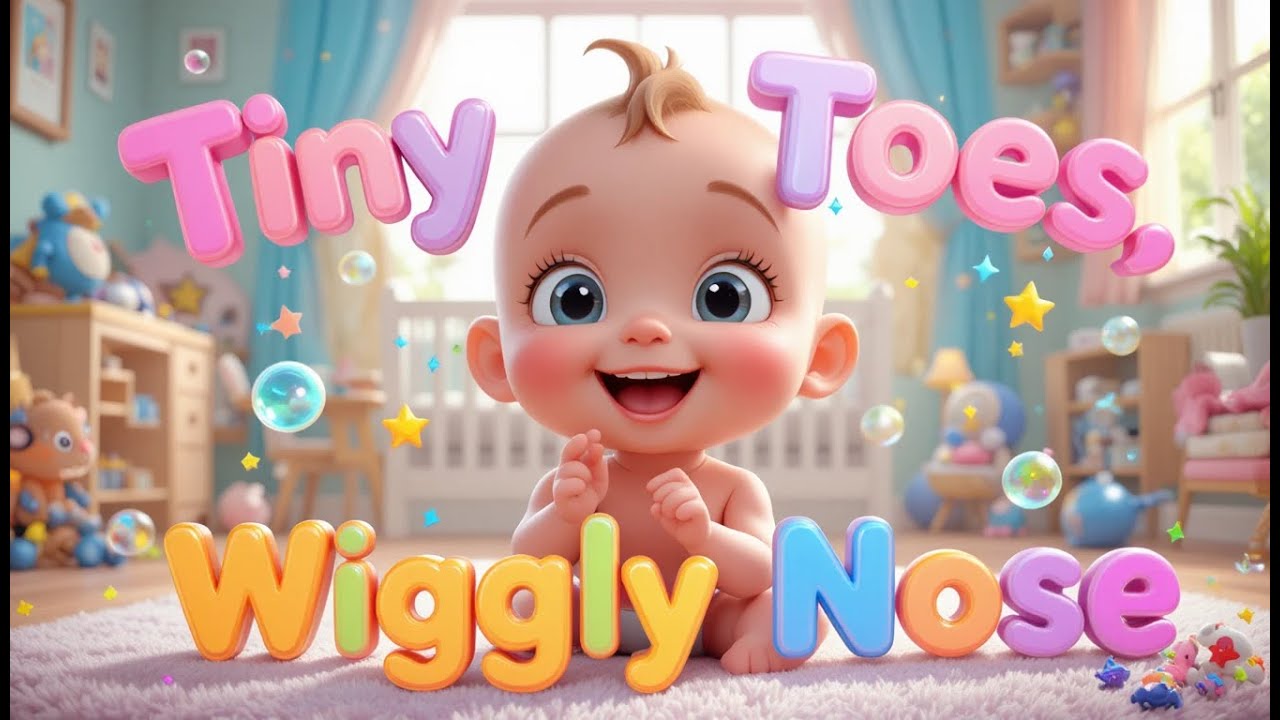 Tiny Toes, Wiggly Nose – Fun Baby Song | Original Nursery Rhyme for Toddlers”
