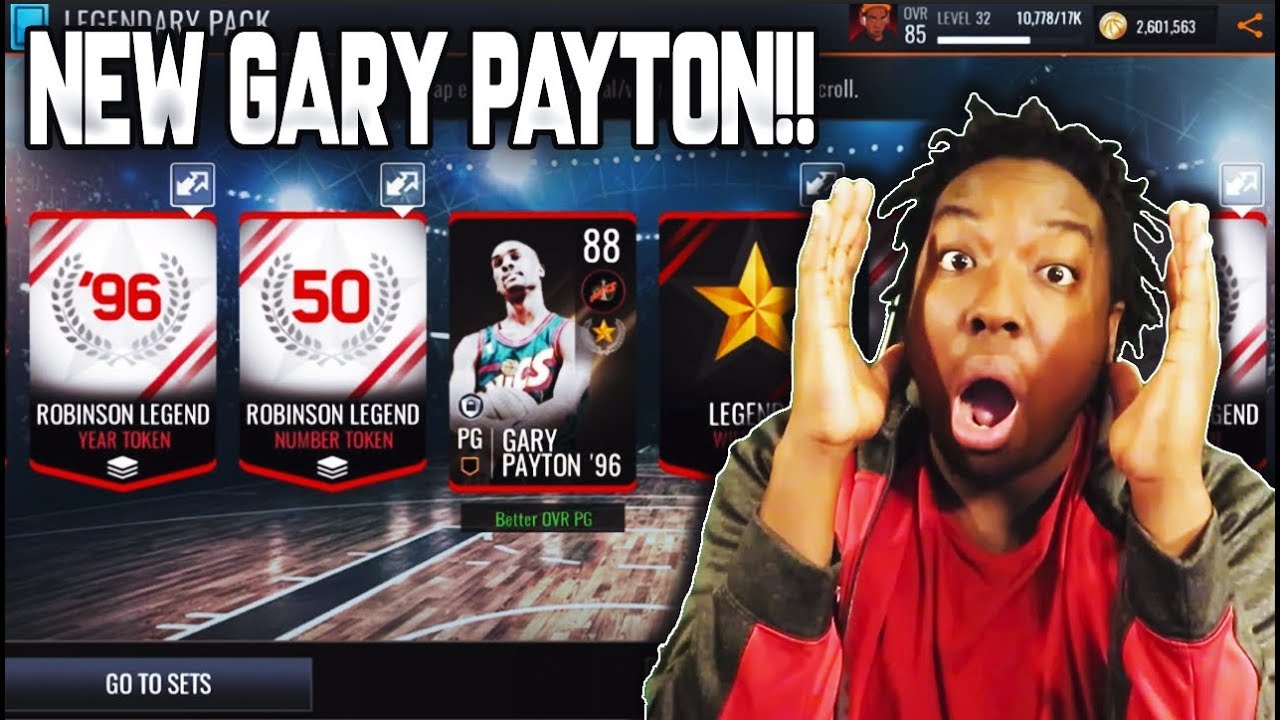 NEW 88 GARY PAYTON AND 87 DAVID ROBINSON!!! NBA LIVE MOBILE 19 LEGENDARY PACK OPENING!!!