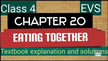 #studytime Class 4/EVS/Chapter 20/Eating together/Textbook solutions with English explanation