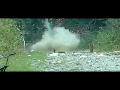 1lb Gryphon Energetics target in slow motion, 600fps