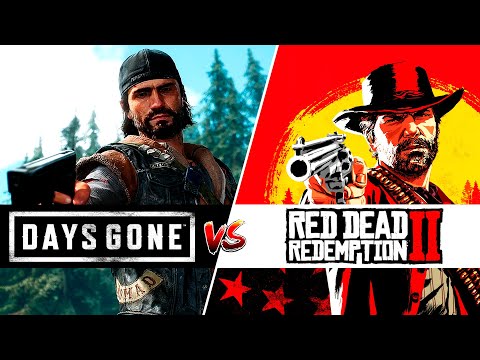 Видео: Days Gone vs Red Dead Redemption 2 | Сравнение