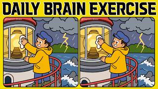 Daily Brain Exercise: Spot the Difference and Keep Your Mind Sharp (A Bit Tricky)
